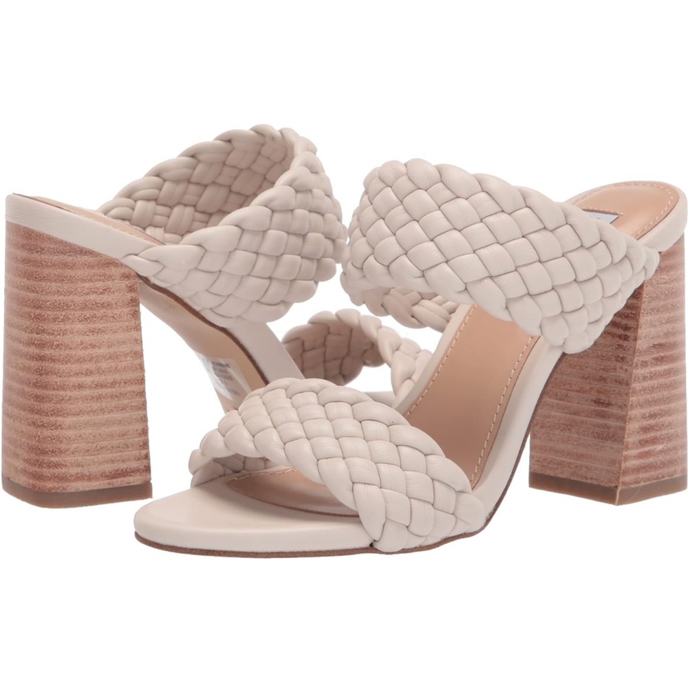 Steve Madden Women’s Tielo Heeled Sandal in Bone